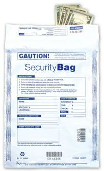 Single Pocket Deposit Bags #53848  9 X 12 (100, 200, 300, 400 and 500)